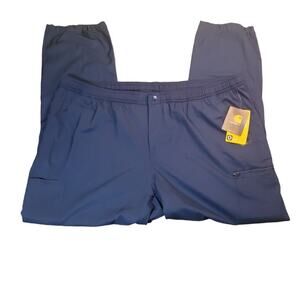 NWT Carhartt Force Scrub Pants 2XL Blue Workwear